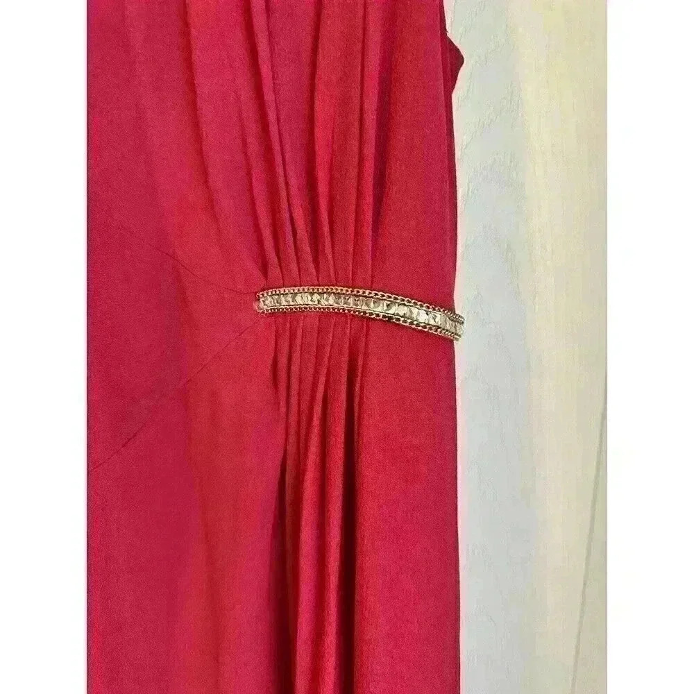 London Times Women Pink Sleeveless Dress Size 16 Formal, Party - Picture 2 of 6